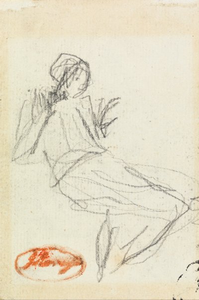 Seated Peasant Girl by George Romney